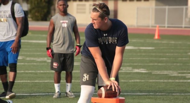 Patrick O'Brien at B2G practice; credit Gareth Lindo.