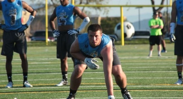 Jimmy lines up at B2G practice; photo credit Gareth Lindo Photography