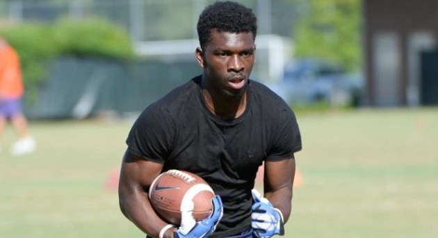 Tavien Feaster works at a camp