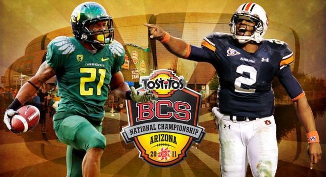 Oregon vs. Auburn: 2011 BCS National Championship Game. Oregon vs. Auburn.  