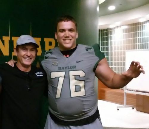 Austin at Baylor with Art Briles
