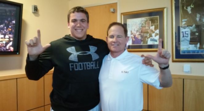 Austin at LSU with Les Miles