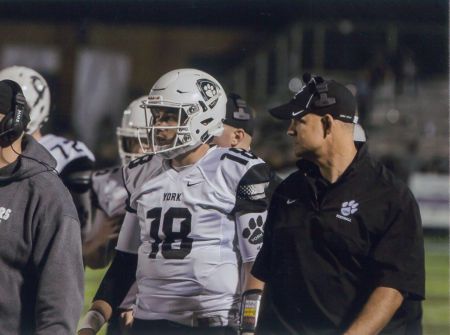 Brayden Hawkins on the field