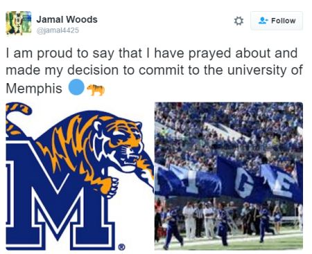 Jamal Woods Memphis post