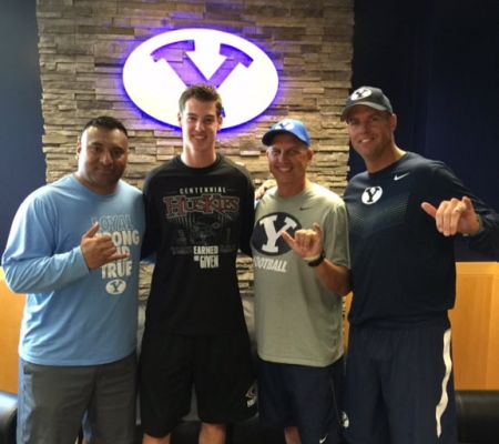 Tanner McKee at BYU 2016