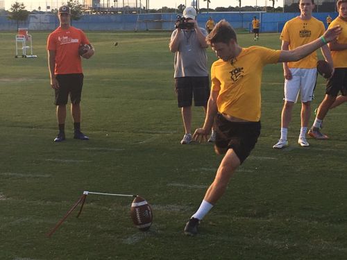 Tommy Martin at a Chris Sailer camp